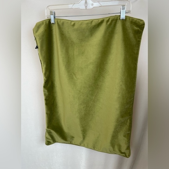 Rodeo Home std pillow covers Green Cream velvet tile design set of 2 - Picture 3 of 8